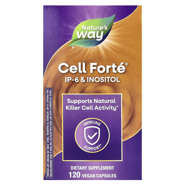 Nature's Way Cell Forte, IP-6 & Inositol, 120 Vegan Capsules
