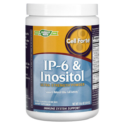 

Nature's Way Cell Forté IP-6 & Inositol Ultra-Strength Powder Citrus 14.6 oz (414 g)