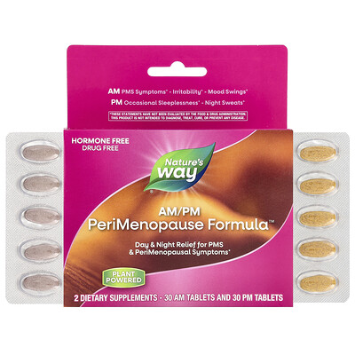 Product Image for Nature's Way, AM/PM PeriMenopause Formula , 60 Tablets