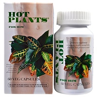 Hot Plants, для мужчин, 60 растительных капсул - изображение