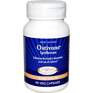 Энзайматик Терапи, Ostivone, Ipriflavone, Bone Health, 90 Veggie Caps отзывы