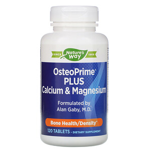 Отзывы о Натурес Вэй, OsteoPrime Plus Calcium & Magnesium, 120 Tablets
