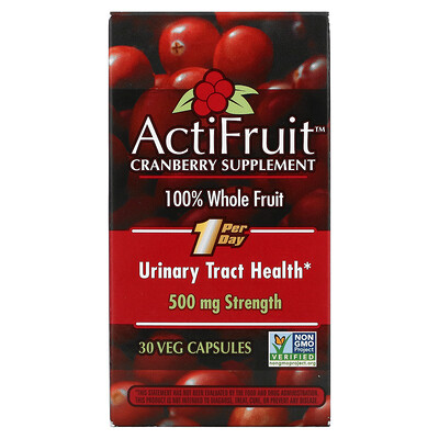 

Nature's Way Добавка ActiFruit с клюквой 30 растительных капсул