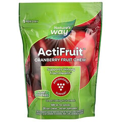 ActiFruit™, жувальні таблетки з журавлиною, 20 шт