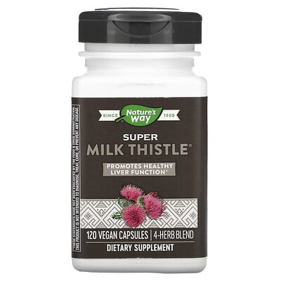 

Nature's Way Super Milk Thistle 120 Vegan Capsules