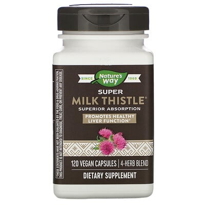 Super Milk Thistle, 120 Vegan Capsules resveratrol plus 120 vegan capsules