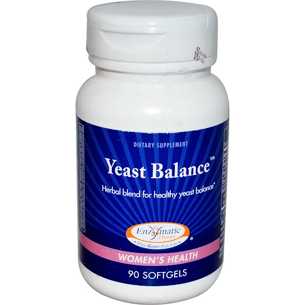 Enzymatic Therapy, Yeast Balance, Women's Health, 90 Softgels iHerb