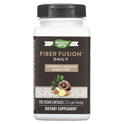 

Nature's Way Fiber Fusion Daily 3.1 g 150 Vegan Capsules
