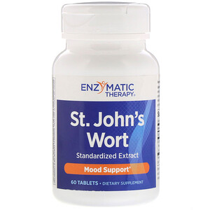 Отзывы о Энзайматик Терапи, St. John's Wort, 60 Tablets