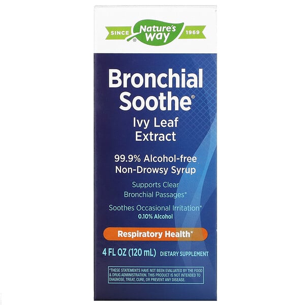 Nature's Way, Bronchial Soothe, Ivy Leaf Extract, 4 fl oz (120 ml)