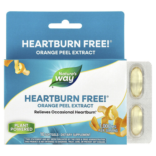 Nature's Way Heartburn Free!®, 10 Softgels (1 g per Softgel)