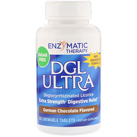 DGL Ultra, без сахара, со вкусом немецкого шоколада, 90 жевательных таблеток - изображение