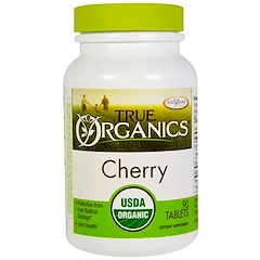 True Organics, Cherry, 90 Tablets