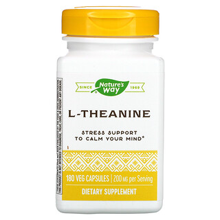 Enzymatic Therapy, L-Theanin, 180 Vegetarische Kapseln