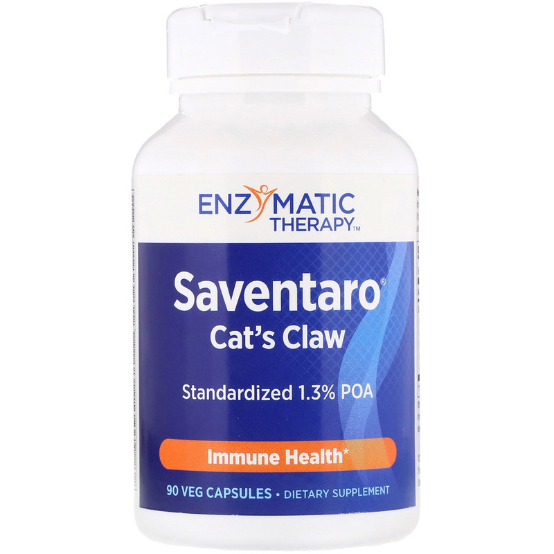 Enzymatic Therapy, Saventaro Cat's Claw, 90 Veg Capsules iHerb