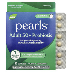 Pearls®, пробіотики для дорослих від 50 років, 1 млрд КУО, 30 капсул