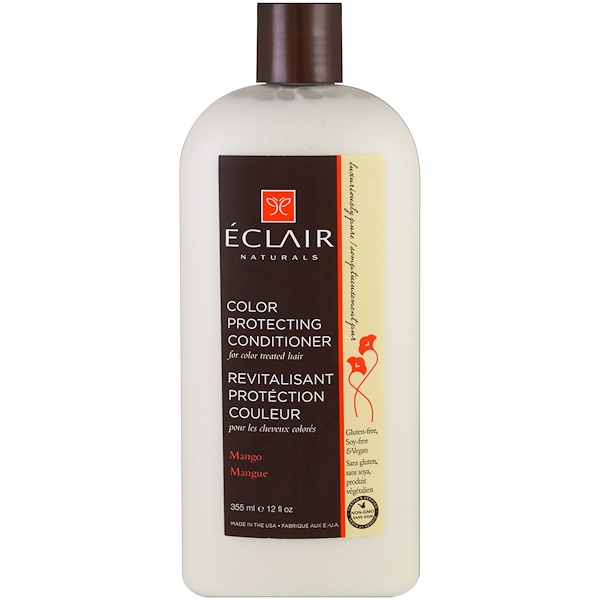 Eclair Naturals, 護色護髮素，芒果，12 液體盎司（355 毫升）