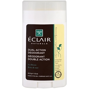 Eclair Naturals, Дезодорант двойного действия, морской бриз, 1,5 унц. (42,5 г)
