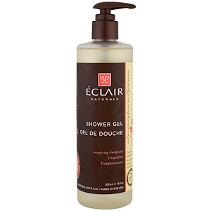 Eclair Naturals, Гель для душа, Повышающий тонус, Грейпфрут, 12 унций (355 мл)
