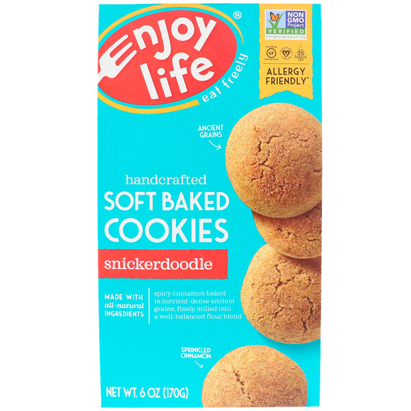 Soft Baked Cookies, Snickerdoodle, 6 oz (170 g)