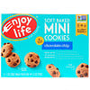 Enjoy Life Foods, Soft Baked Mini Cookies, Chocolate Chip, 6 Snack Packs, 1 oz (28 g) Each