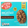Enjoy Life Foods, بيضاويات إفطار مخبوزة بالفواكه والشوفان، شرائح الشوكولاتة والموز، 5 قوالب، 1.76 أونصة (50 جم) لكل قالب