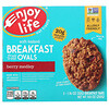 Enjoy Life Foods, بيضاويات إفطار مخبوزة بالفواكه والشوفان، بنكهة مزيج التوت، 1.76 أونصة (50 جم) لكل قطعة