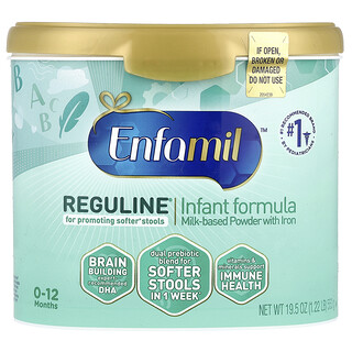Enfamil, Reguline® Bebek Formülü, Demir İçeren Süt Bazlı Toz, 0-12 Ay, 553 g (19,5 oz)