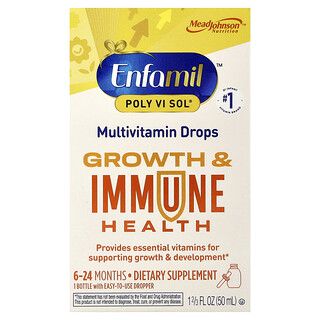 Enfamil, Poly Vi Sol®, Multivitamin Drops, Multivitamin-Tropfen, 6–24 Monate, 50 ml (1 2/3 fl. oz.)