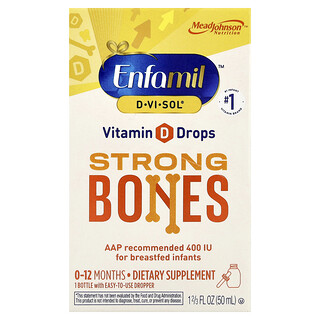 Enfamil, D·Vi·Sol®, kapi vitamina D, za jake kosti, 0-12 mjeseci, 50 ml