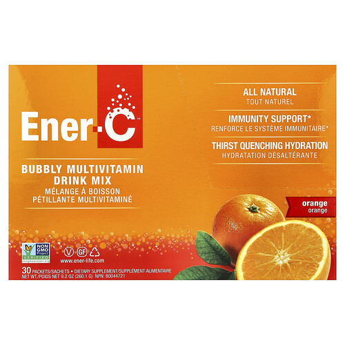 Ener-C Multivitamin-Trinkmischung Orange, 30 Päckchen
