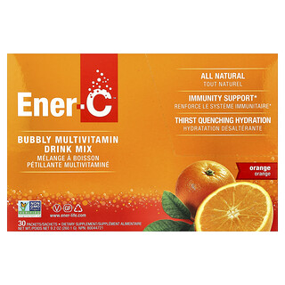 Ener-C, Vitamin C, Multivitamin Drink Mix, Orange, 30 Packets, 0.3 oz (8.67 g) Each