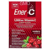 Ener-C, Vitamina C, mezcla de bebida en polvo efervescente, Arándano, 30 paquetes, 10,0 oz (282,3 g)