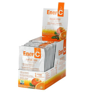 Ener-C, ビタミンC、マルチビタミンドリンクミックス、砂糖不使用、オレンジ、1,000mg、30包、各5.35g（0.2オンス）