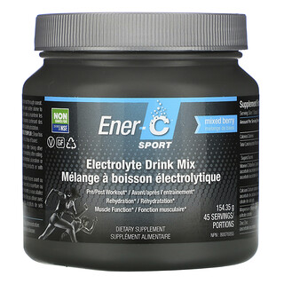 Ener-C, 运动，混合电解质饮品，混合浆果味，154.35 克