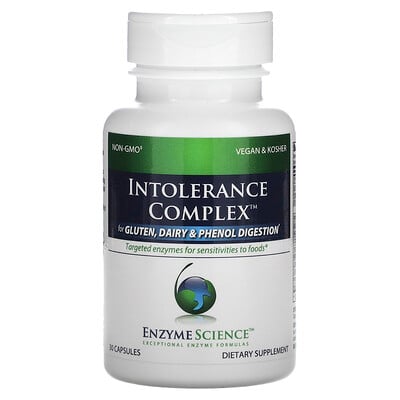 

Enzyme Science, Intolerance Complex, 30 Capsules