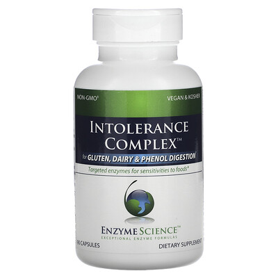 

Enzyme Science, Intolerance Complex, 90 Capsules