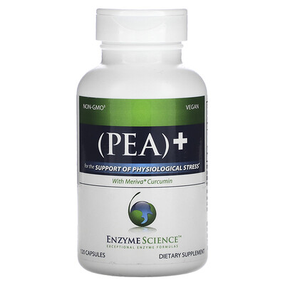 

Enzyme Science, PEA + with Meriva Curcumin, 120 Capsules