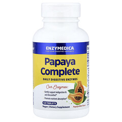 Papaya Complete, папая та м’ята, 120 таблеток