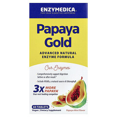 Papaya Gold, папая, м’ята, 60 таблеток