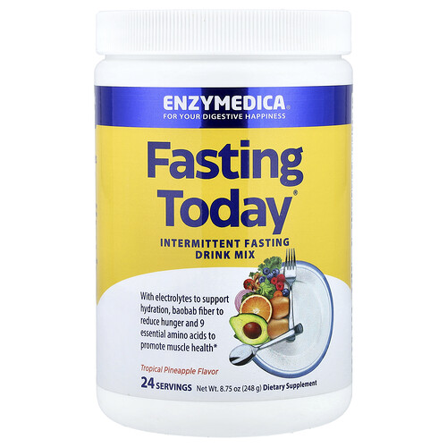 Enzymedica, Fasting Today®, Getränkemischung für intermittierendes Fasten, Tropische Ananas, 248 g