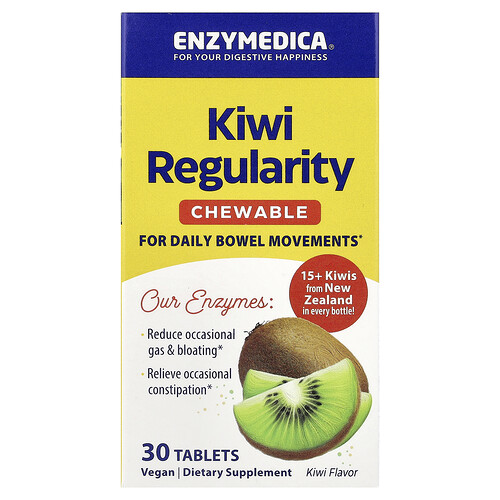 Enzymedica, Kiwi Regelmäßigkeit, Kiwi, 30 Tabletten