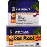 Enzymedica, BeanAssist, 30 капсул отзывы