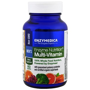 Enzymedica, Белковое питание, мультивитамины для мужчин, 60 капсул