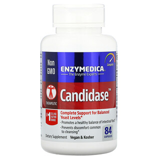 Enzymedica, Candidase، 84 كبسولة