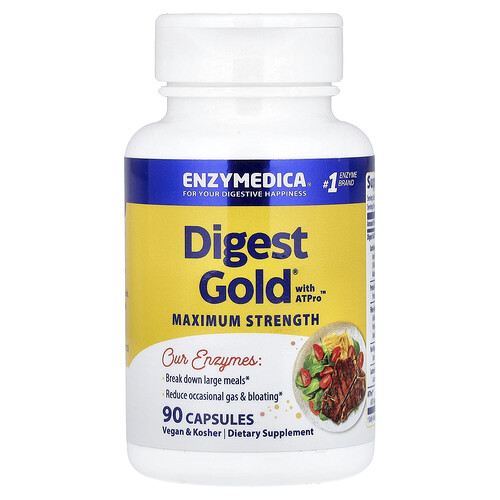 Enzymedica, Digest Gold® mit ATPro™, 90 Kapseln