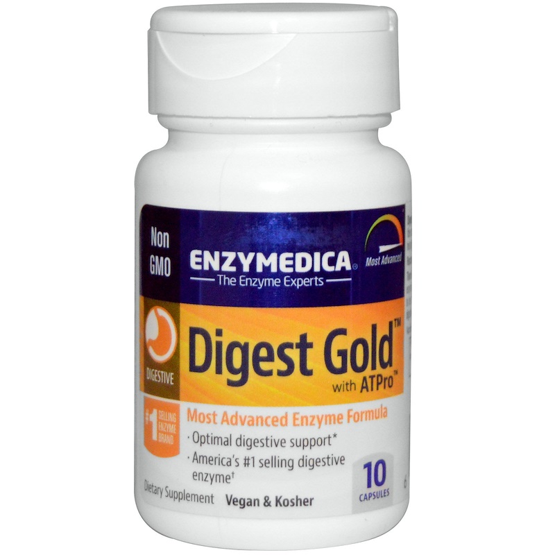 Enzymedica, Digest Gold with ATPro, 10 Capsules iHerb