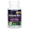 Enzymedica, Immune Max 黑接骨木果，含维生素 C 和维生素 D3、锌，60 粒胶囊
