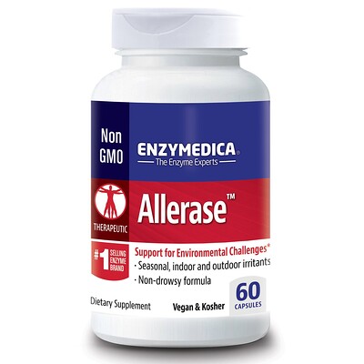 Enzymedica Allerase, 60 капсул