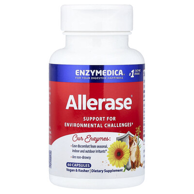 Enzymedica, Allerase®, 60 cápsulas